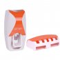 Creative Automatic Plastic Lazy Toothpaste Dispenser 5 Toothbrush Holder Squeeze