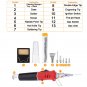 HS-1115K 10 in 1 Soldering Iron Butane Gas Soldering Iron Set 26ml Welding Kit