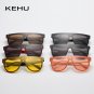 New Brand Design Fashion Pilot Women Sunglasses Rivets Fashion Frame Square Sun
