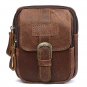Vintage Genuine Leather Casual Multi-functional 4.7 inch Phone Bag Waist Bag