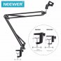 Broadcasting Studio Microphone Mic Stand Boom Scissor Suspension Arm Mount Shock