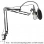 Broadcasting Studio Microphone Mic Stand Boom Scissor Suspension Arm Mount Shock