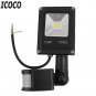 Waterproof High Power 10W PIR Human Body Motion Sensor Foold Light for Pathway O