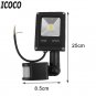 Waterproof High Power 10W PIR Human Body Motion Sensor Foold Light for Pathway O