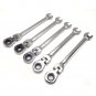 12mm Flexible Combination Ratchet Open End Torque Wrench Geared Spanner Chrome