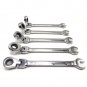 12mm Flexible Combination Ratchet Open End Torque Wrench Geared Spanner Chrome