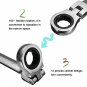 12mm Flexible Combination Ratchet Open End Torque Wrench Geared Spanner Chrome
