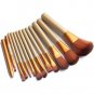 Golden 12 Pcs/lot Make Up Brushes Set Foundation Face&Eye Powder Blusher Profess