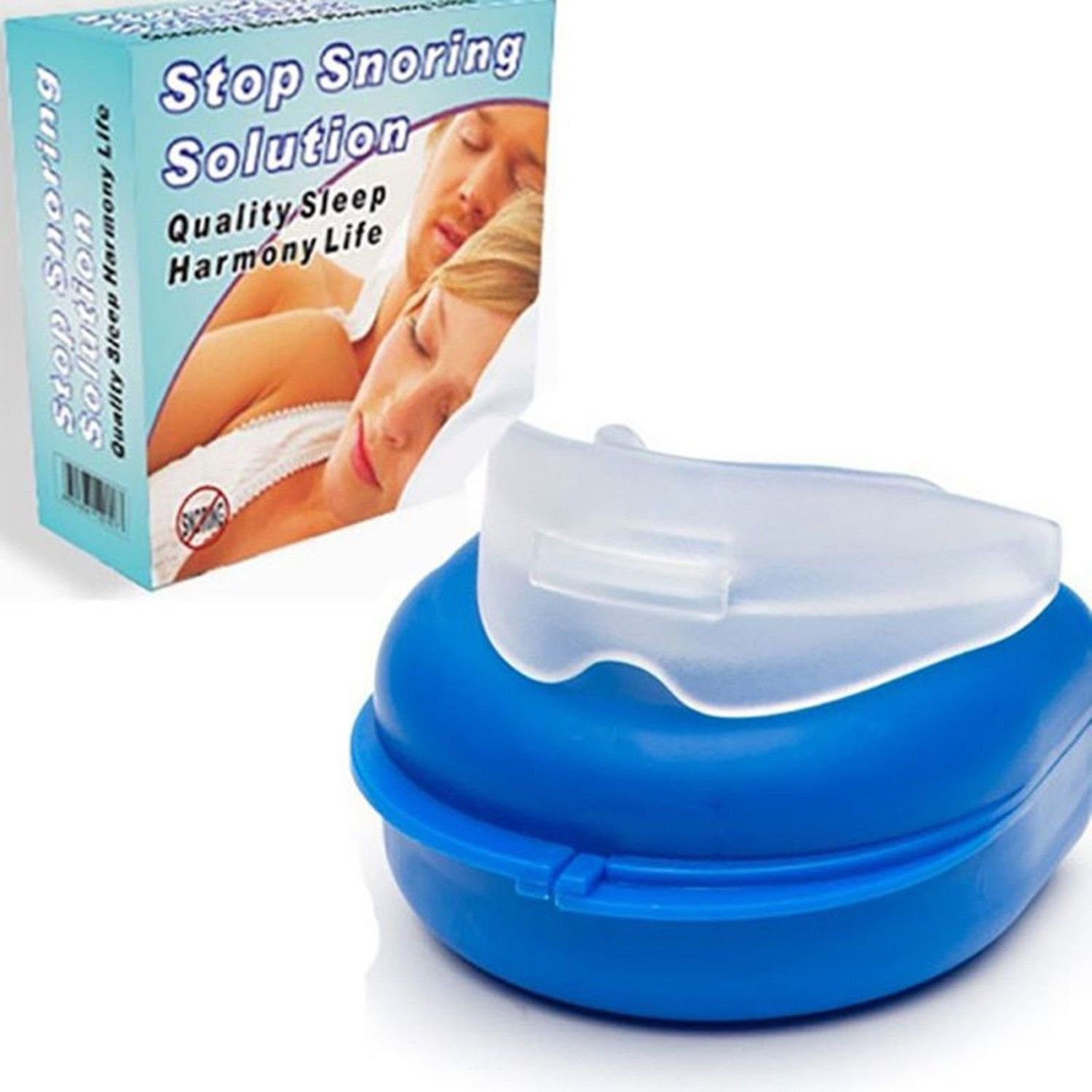 Stop Snoring Anti Snore Mouthpiece Apnea Guard Bruxism Tray Sleeping Aid