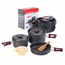 Naturehike 4 in 1 Picnic Cookware Set Outdoor Portable Camp Tableware For 2-3 Pe