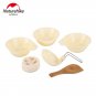 Naturehike 4 in 1 Picnic Cookware Set Outdoor Portable Camp Tableware For 2-3 Pe