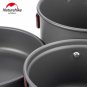 Naturehike 4 in 1 Picnic Cookware Set Outdoor Portable Camp Tableware For 2-3 Pe