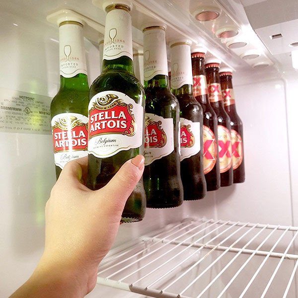 KCASA KC-BH06 2Pcs Refrigerator Fridge Magnet Beer Bottle Jar Hanger Holder Stor