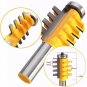 Drillpro RB27 1/2 Inch Shank Reversible Finger Joint Glue Joint Router Bit