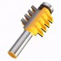 Drillpro RB27 1/2 Inch Shank Reversible Finger Joint Glue Joint Router Bit