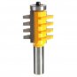 Drillpro RB27 1/2 Inch Shank Reversible Finger Joint Glue Joint Router Bit