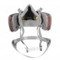 DANIU 6200 N95 Double Gas Mask Protection Filter Chemical Half Face Respirator M