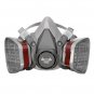 DANIU 6200 N95 Double Gas Mask Protection Filter Chemical Half Face Respirator M