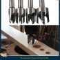 4pcs Wood Plug Cutter Cutting Tool Woodwork Plug Cutting Drill Bit Set Claw Cork