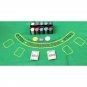 Bargaining Poker chips set 200pcs Poker chips amp Poker table blackjack layout