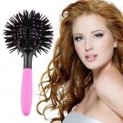 3D Round Hair Brushes Comb Salon make up 360 degree Ball Styling Tools Magic Det