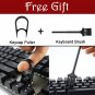 Wired Mechanical Keyboard 104 Keys Real RGB Blue Switch Gaming