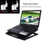 6 Blue LED Silent Adjustable Big Fan Notebook Cooler Laptop Cooling Pad Stand 2