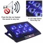 6 Blue LED Silent Adjustable Big Fan Notebook Cooler Laptop Cooling Pad Stand 2