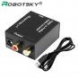 Digital to Analog Audio Converter Adapter Optical Coaxial Toslink Signal to Anal