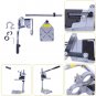 Double-head Electric Drill Holding Holder Bracket Grinder Rack Stand Clamp