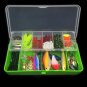 101 pcs Almighty Fish Lures Kit With Box Hard Soft Bait Minnow Spoon Crank
