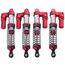 4PCS 110mm Billet Machined Piggyback Shock Absorber Springs Set for 1/10 Scale