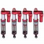 4PCS 110mm Billet Machined Piggyback Shock Absorber Springs Set for 1/10 Scale