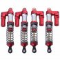 4PCS 110mm Billet Machined Piggyback Shock Absorber Springs Set for 1/10 Scale