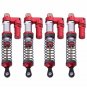 4PCS 110mm Billet Machined Piggyback Shock Absorber Springs Set for 1/10 Scale