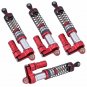 4PCS 110mm Billet Machined Piggyback Shock Absorber Springs Set for 1/10 Scale
