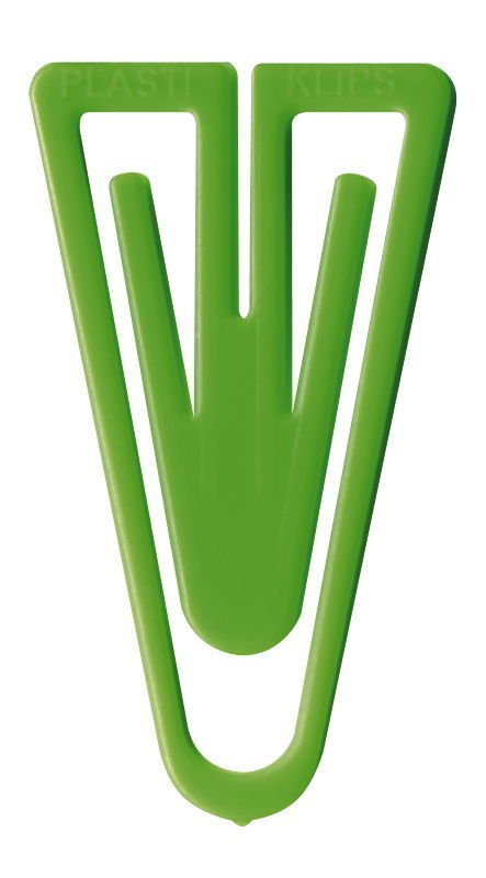 Laurel Pliers sheets Plastiklips Super Green New for office products 143*250 mm