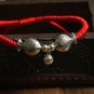 Shamballa Bracelet 925 Sterling Silver Handmade Lucky Red Rope Lovely Fish Wax