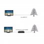 Outdoor Antenna With Coaxial Cable For DVBT2 HDTV ISDBT ATSC High Gain Strong
