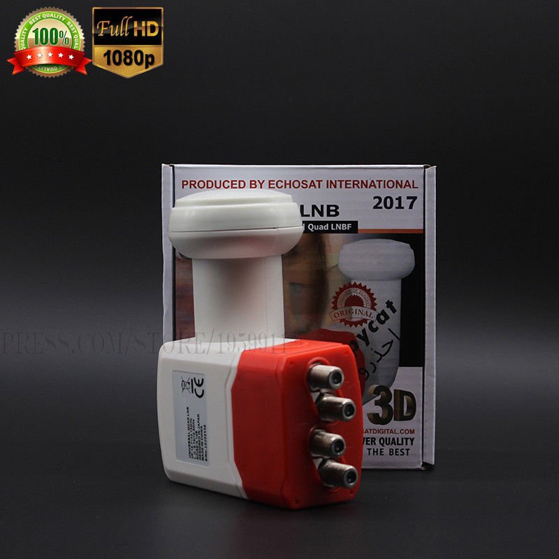 Extreme High Gain Universal Quad LNB For Satellie TV Receiver High Power