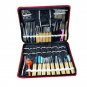 80Pcs Portable Vegetable Fruit Food Burin Carving Chiseling Tool Kit With Bag