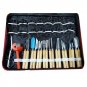 80Pcs Portable Vegetable Fruit Food Burin Carving Chiseling Tool Kit With Bag