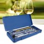 3PCS Hydrometer Alcoholmeter Set 0 to 100% Alcohol Meter Tester+Thermometer Wine