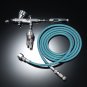 Professional Airbrush Kit Dual Action Gravity Feed spray paint gun 9cc
