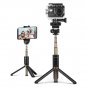 Sports Versatile 3 in 1 Bluetooth Tripod Selfie Sticks for Sport Camera Phone