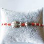 925 Sterling Silver Lucky Fish Red Rope Shamballa Bracelet Handmade Bangle Wax S
