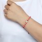 S925 Sterling Silver Bell Lucky Red Rope Shambala Bracelet for man&women gift