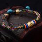 Metal Switch luck bead Eight strands of rope for man women bracelet Thai hand