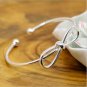 New 925 sterling silver ladies lovely bow opening bracelet factory direct Gift