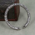 New 925 sterling silver jewelry retro Thai silver embossed personality domineeri